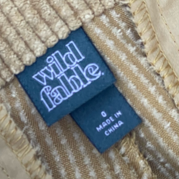 Wild Fable High-rise corduroy pants size 0 - Picture 6 of 7